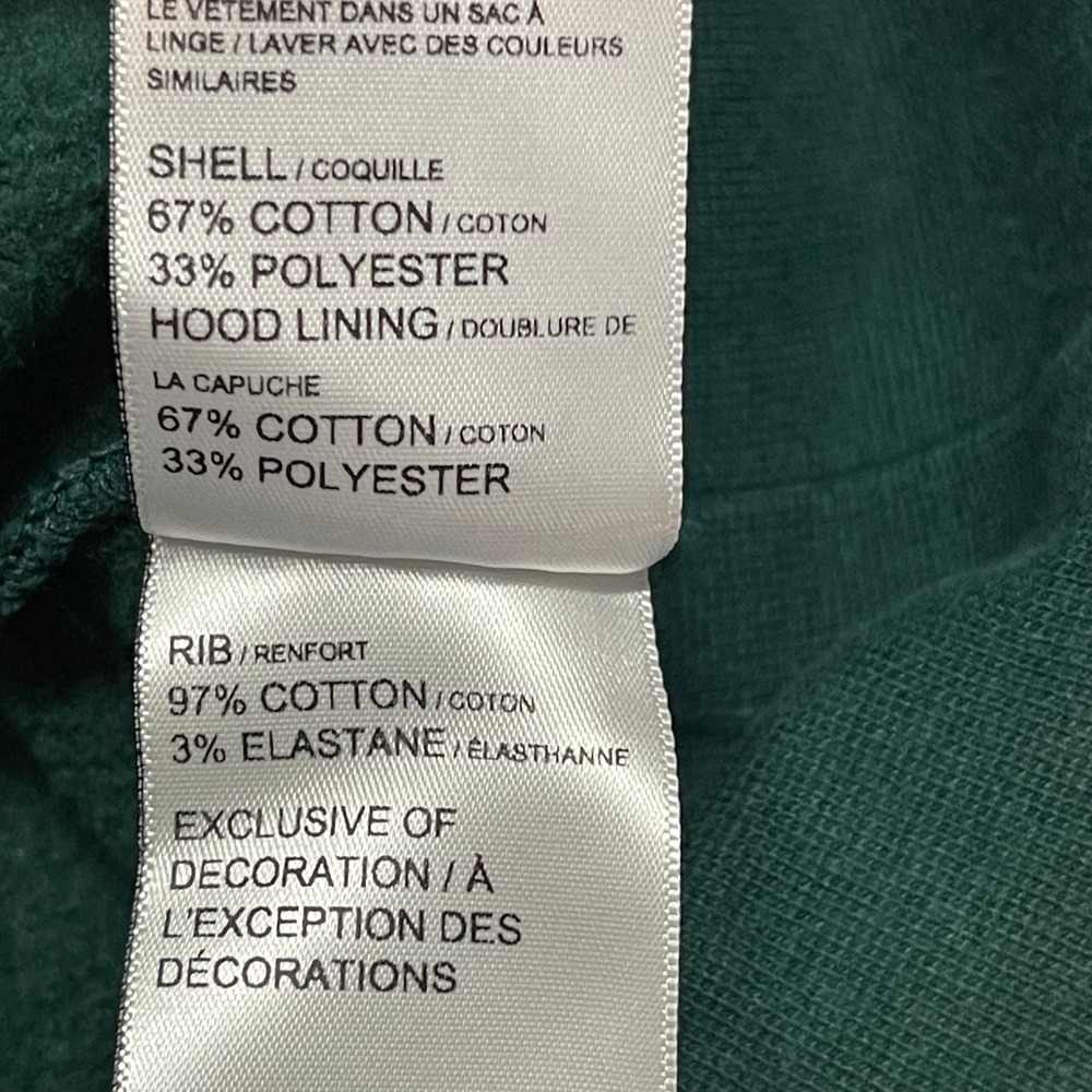 PUMA x WICKED Hoodie Womens Large Dark Myrtle Green Pink Oz Sweatshirt Acid Wash - Picture 13 of 16